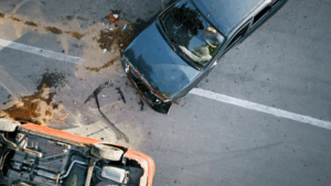San Antonio, TX - I-10 Scene of Injury-Causing Crash at Presa St